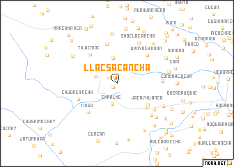 map of Llacsacancha