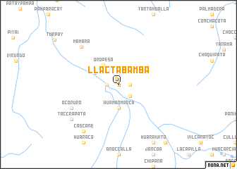 map of Llactabamba