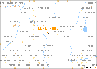 map of Llactahue