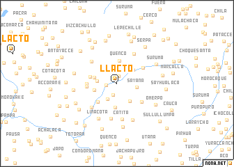 map of Llacto