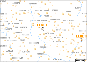 map of Llacto