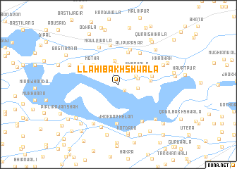 map of Llāhi Bakhshwāla