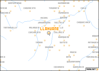 map of Llahuane