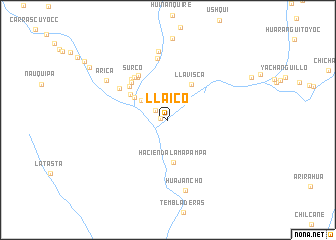 map of Llaico