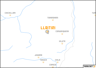 map of Llaitiri