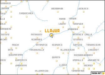 map of Llajua