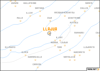 map of Llajua