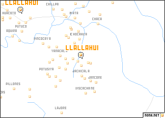 map of Llallahui