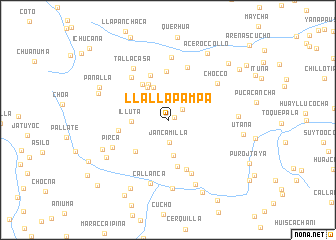 map of Llallapampa