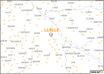 map of Llallë