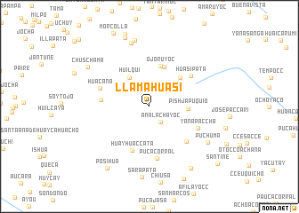 map of Llama Huasi