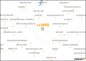 map of Llamas