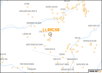 map of Llamcha