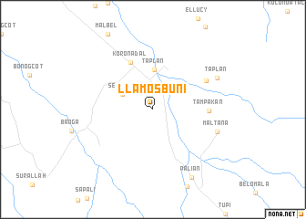 map of Llamos Buni