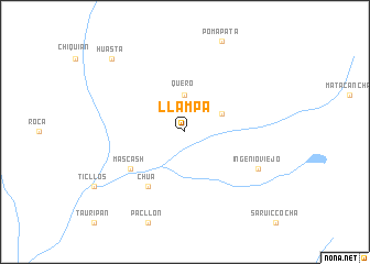 map of Llampa