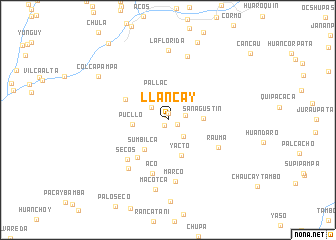 map of Llancay