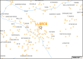 map of Llanca