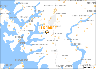 map of Llandaff