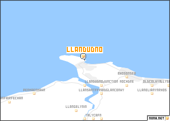 map of Llandudno