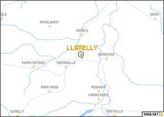 map of Llanelly