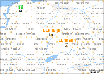map of Llanera