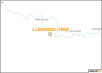 map of Llanero Solitario