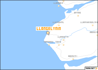 map of Llangelynin