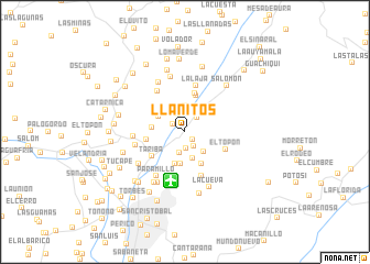 map of Llanitos