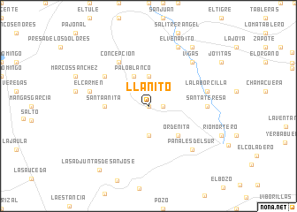 map of Llanito