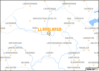 map of Llano Largo