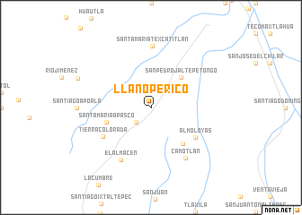 map of Llano Perico