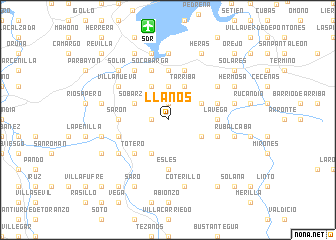 map of Llanos