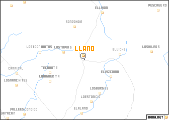 map of Llano