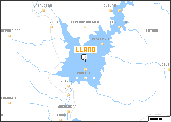 map of Llano