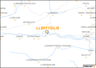 map of Llantysilio