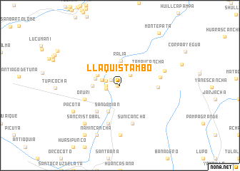 map of Llaquistambo