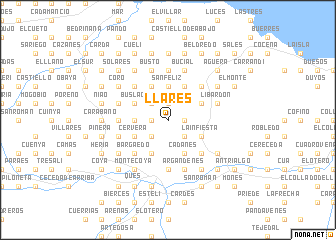 map of Llares