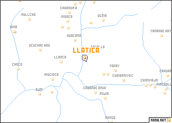 map of Llatica