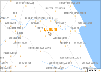 map of Llaurí