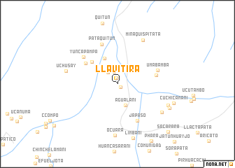 map of Llavitira