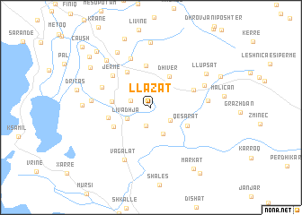 map of Llazat