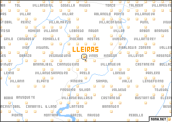 map of Lleiras