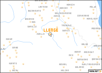 map of Llëngë