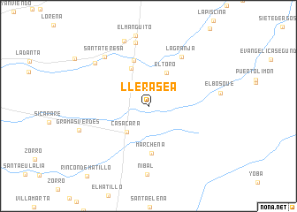 map of Llerasea