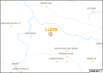 map of Llera