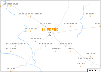 map of Llerena