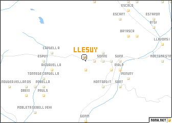 map of Llesúy