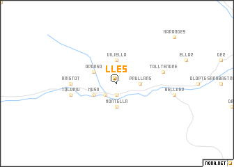 map of Llés