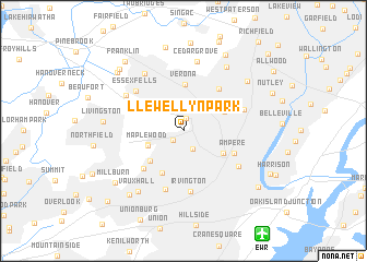 map of Llewellyn Park