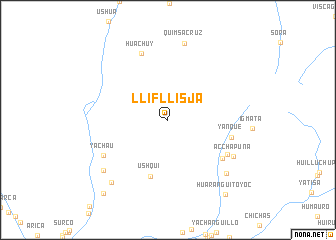 map of Llifllisja